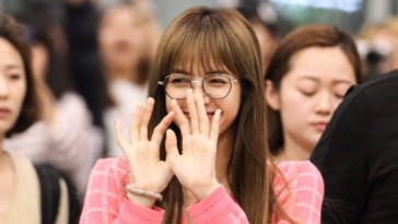 Blackpink Lisa's Outfit at Incheon Airport on October 5, 2019