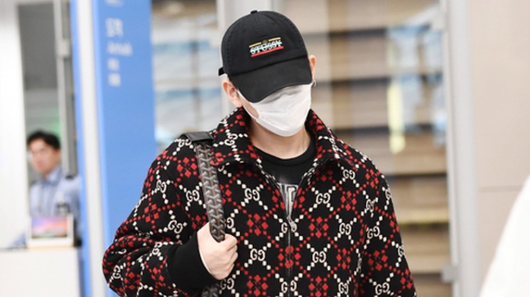 Block B Zico's Outfit at Incheon Airport on October 18, 2019