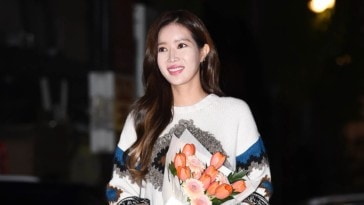 Lim Soo-hyang's Outfit at Graceful Family wrap up party on October 14, 2019