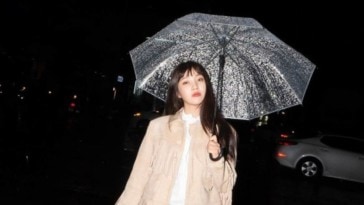 Red Velvet Joy's Outfit on Instagram on October 28, 2019