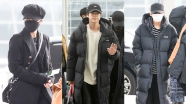 191112 BTS's Outfit at Incheon Airport on November 12, 2019