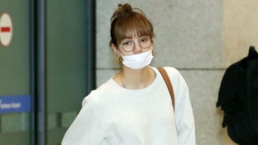 Blackpink Lisa's Outfit at Incheon Airport on November 4, 2019