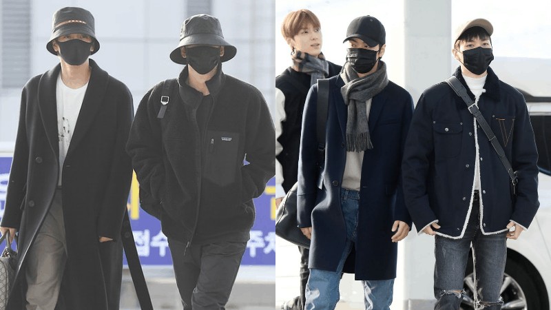 NU'EST's Outfit at Incheon Airport on November 25, 2019