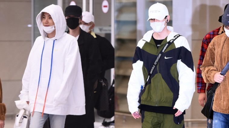 Super Junior's Outfit at Incheon Airport on November 11, 2019