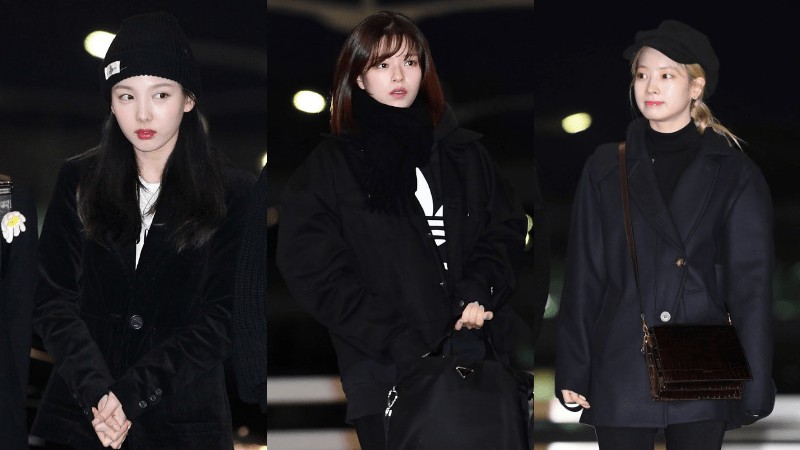 Twice's Outfit at Incheon Airport on November 25, 2019