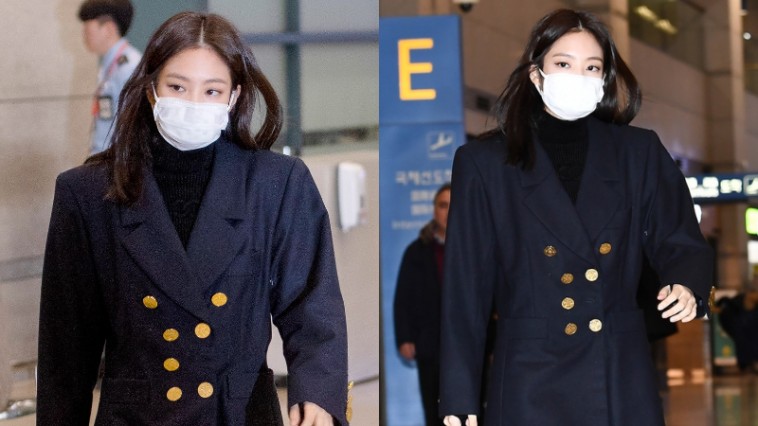 Blackpink Jennie's Outfit at Incheon Airport on December 10, 2019