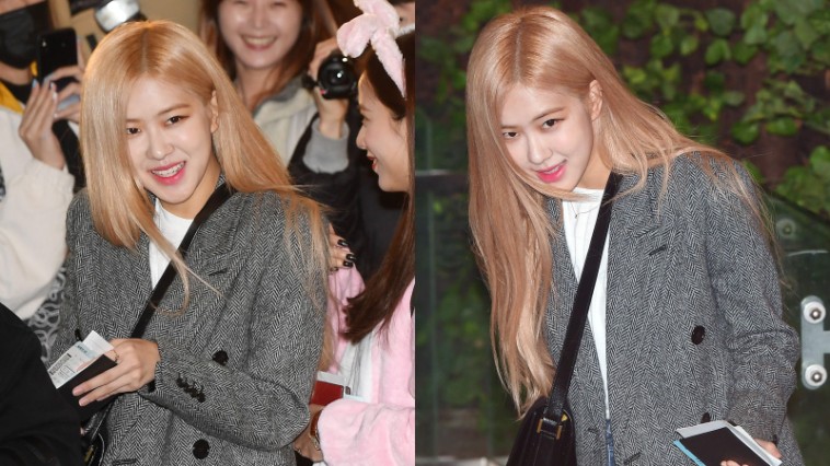 Blackpink Rose's Outfit at Gimpo Airport on December 3, 2019