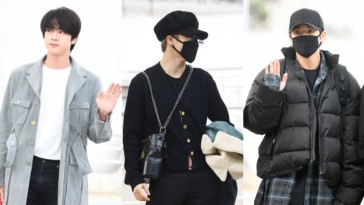 BTS Jin's Outfit at Incheon airport on December 3, 2019