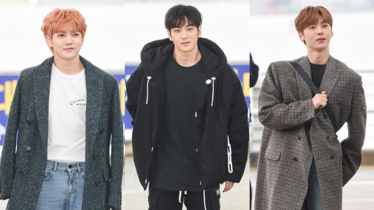 NU'EST's Outfit at Incheon Airport on December 1, 2019