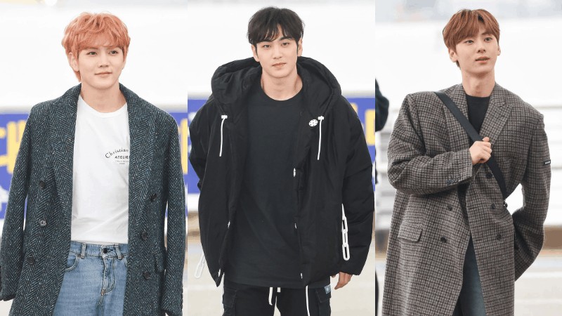 NU'EST's Outfit at Incheon Airport on December 1, 2019