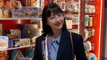 Red Velvet Joy's Outfit on Instagram on December 4, 2019
