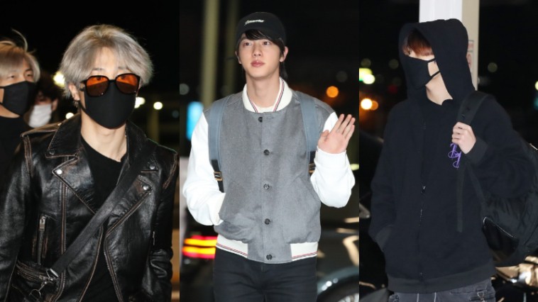 BTS's Outfit at Incheon Airport on January 18, 2020