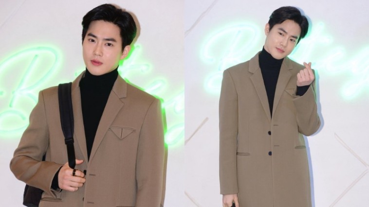 EXO Suho's Outfit at Bottega Venetta Event on Januray 6, 2020