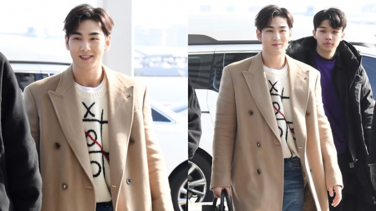 Nu’est Baekho's Outfit at Incheon Airport on January 9, 2020