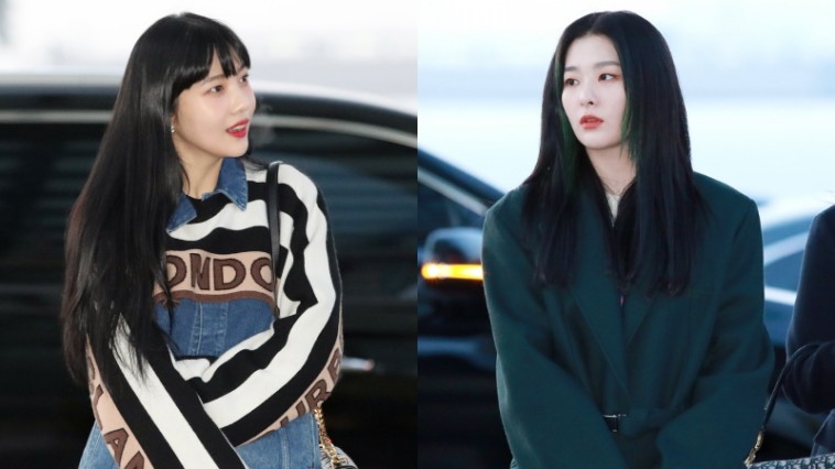 Red Velvet's Outfit at Incheon Airport on January 10, 2020
