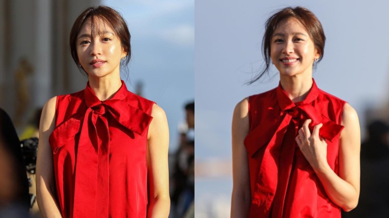 EXID Hani's Outfit at Paris Fashion Week on February 26, 2020