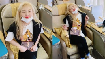 Hyoyeon's Outfit on Instagram on February 11, 2020