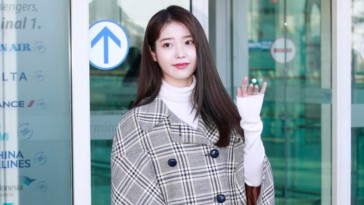 IU's Outfit at Incheon Airport on February 18, 2020