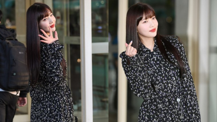 Red Velvet Joy's Outfit at Incheon Airport on February 11, 2020