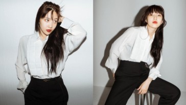 Red Velvet Joy's Outfit on Instagram on February 3, 2020