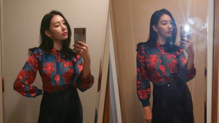 Sunmi's Outfit on Instagram on February 6, 2020