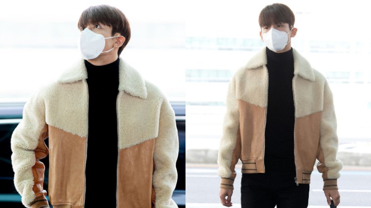 TVXQ Chang Min's Outfit at Incheon Airport on February 20, 2020