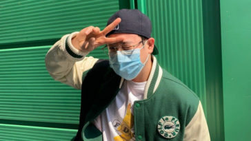 Block B PO's Outfit on Instagram on April 11, 2020