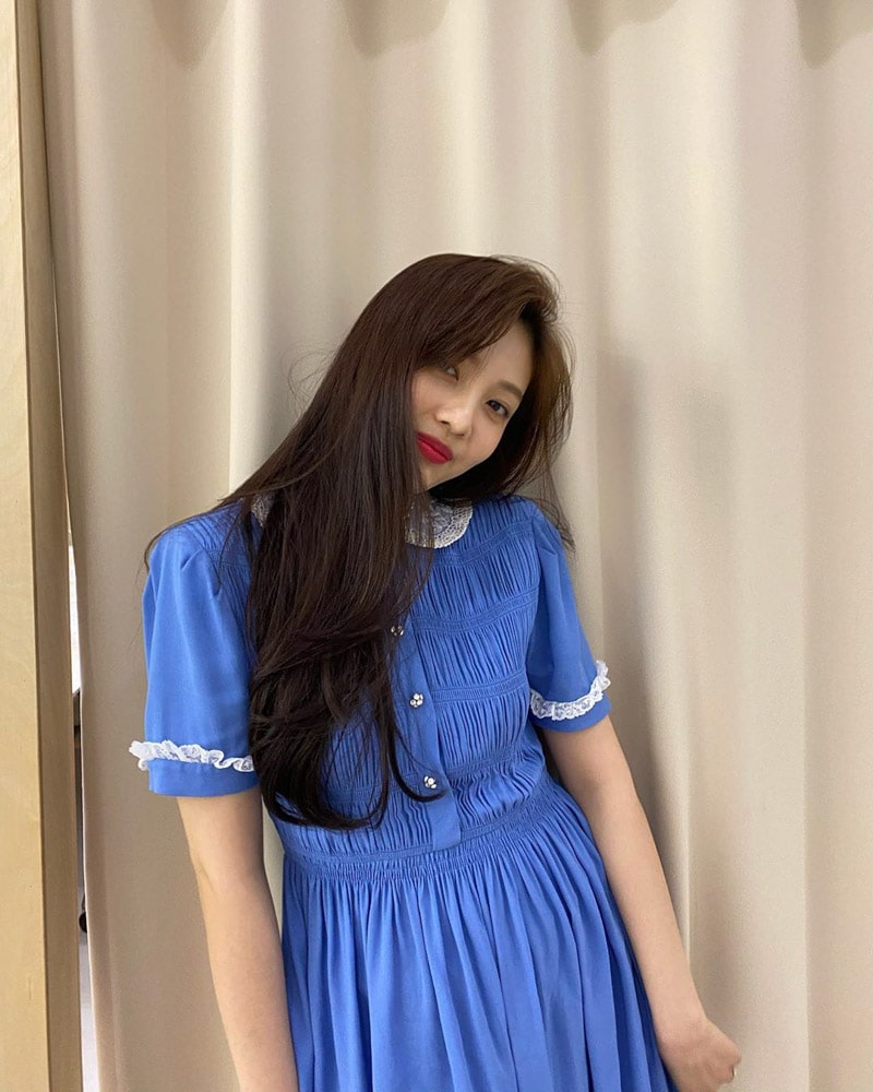 Red Velvet Joy's Outfit on Instagram on May 20, 2020