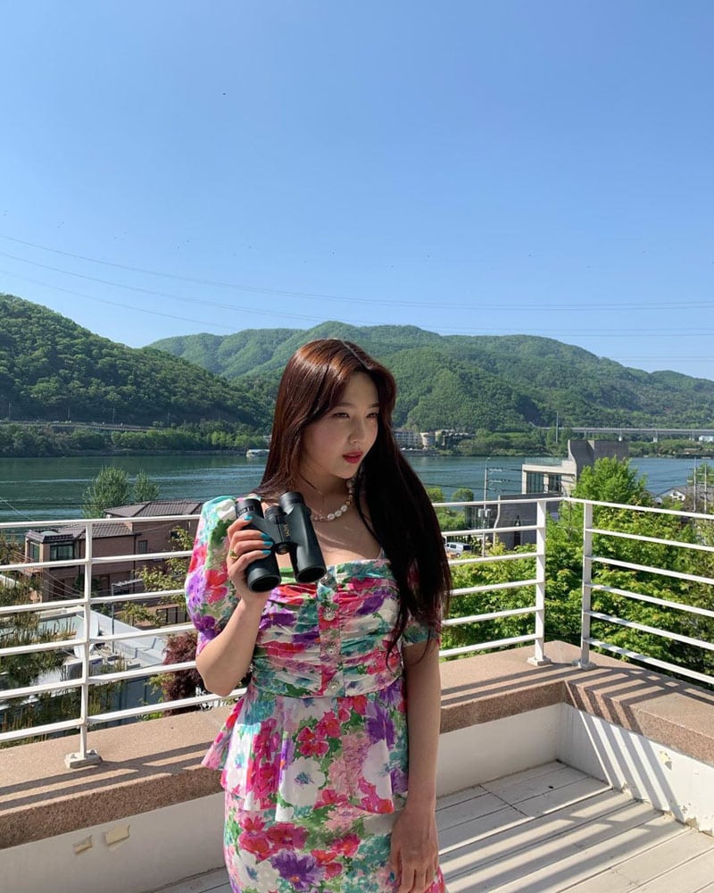 Red Velvet Joy's Outfit on Instagram on May 21, 2020