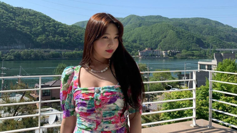 Red Velvet Joy's Outfit on Instagram on May 21, 2020