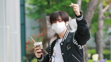 UP10TION Kim Woo-seok's Outfit On the way to MBC FM4U on May 26, 2020
