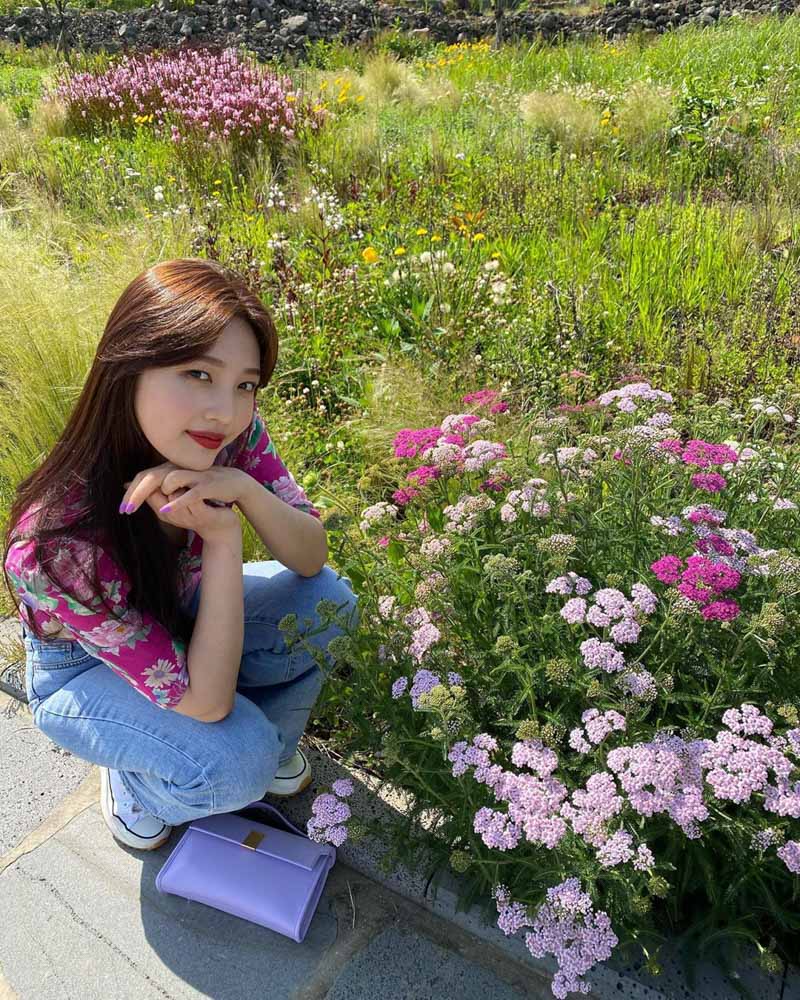 Red Velvet Joy's Outfit on Instagram on July 8, 2020
