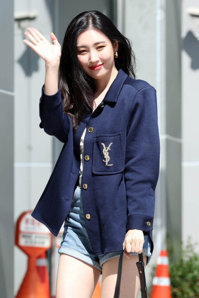 Sunmi's Outfit On the way to ‘Music Core’ on July 11, 2020