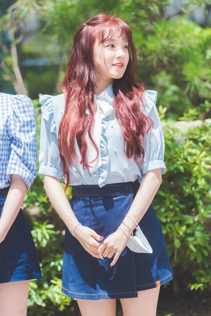 (G)I-DLE Yuqi's Outfit on the way to KBS ‘Idol On The Quiz’ on July 15, 2020