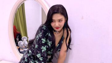 Red Velvet Joy's Outfit on Instagram on July 26, 2020