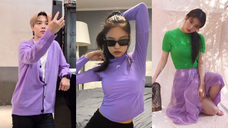 K-Stars Show You How To Wear Lilac