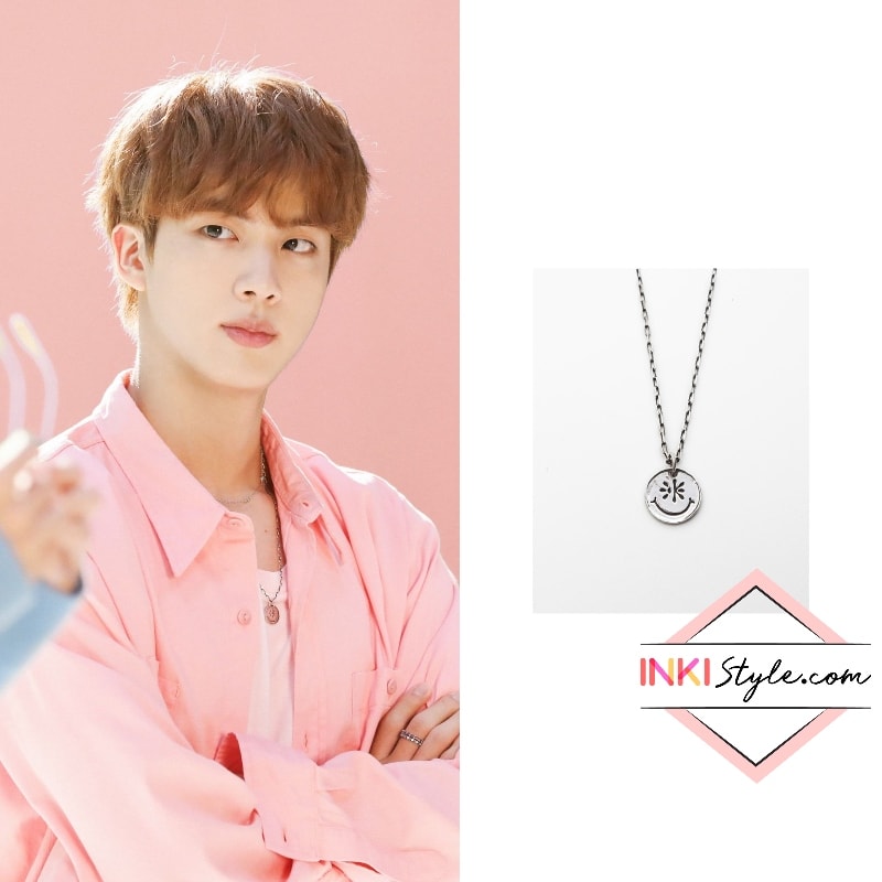 Silver Round Link Chain Necklace | Taehyung - BTS - Fashion Chingu