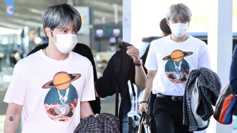 Kim Jae-Joong's Outfit at Incheon Airport on Septemper 13, 2020