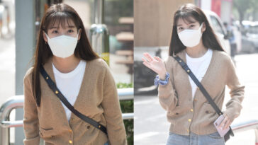 IU's Outfit on the way to film ‘Yoo Hee Yeol’s Sketchbook’ on September 15, 2020