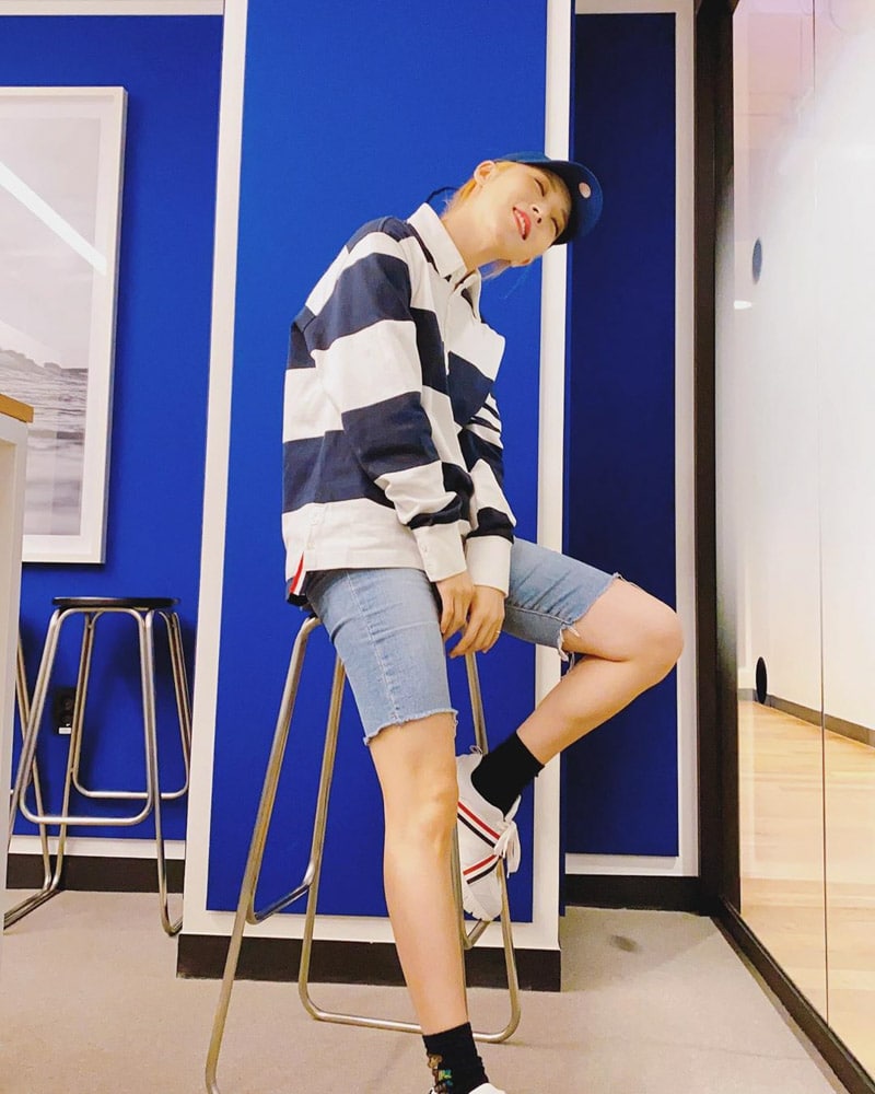 Mamamoo Moonbyul's Outfit on Instagram on September 15, 2020
