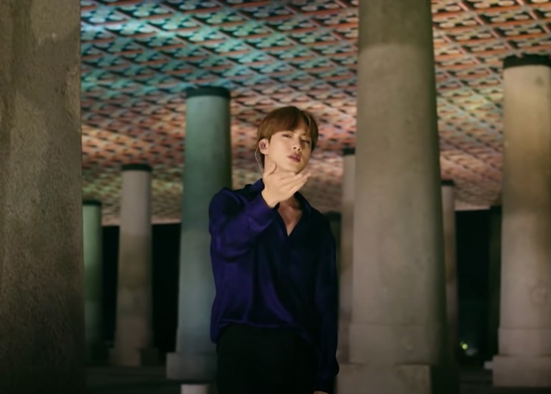 BTS Jin's Outfit on 'Mikrokosmos' Performance on 'The Tonight Show Starring Jimmy Fallon' on October 2, 2020