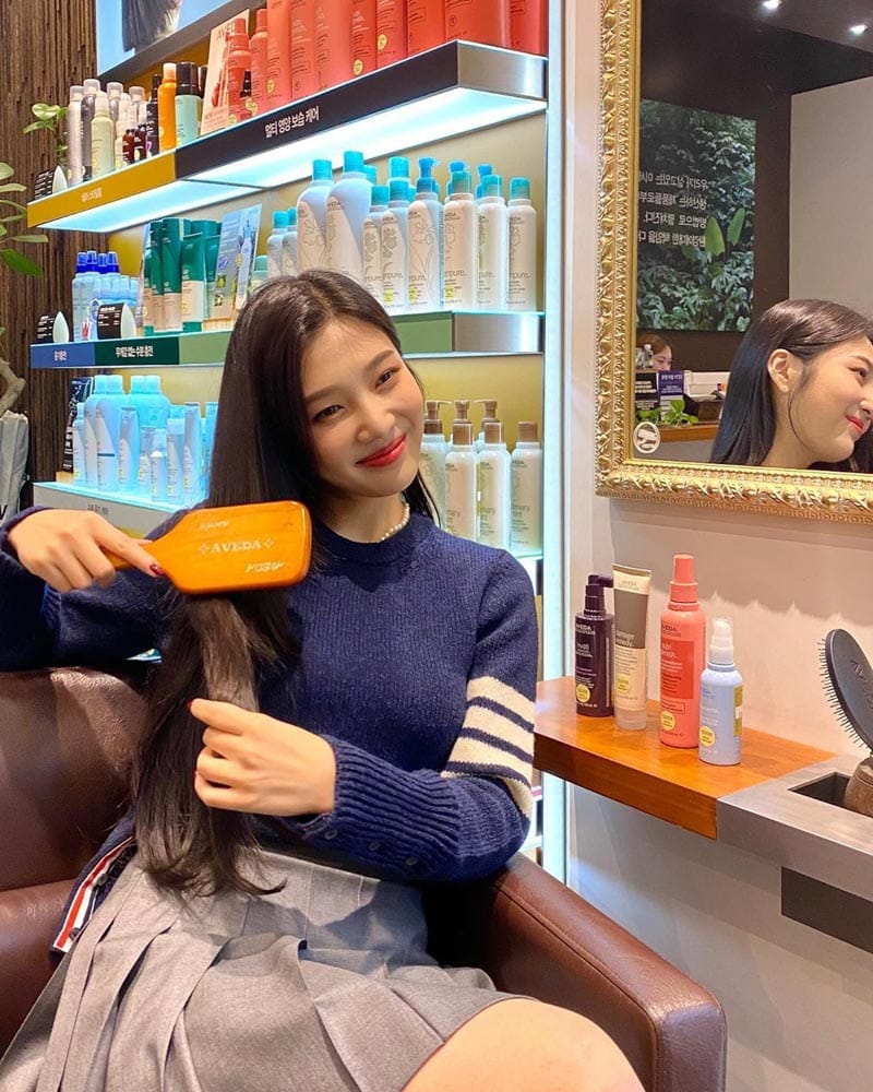 Red Velvet Joy's Outfit on Instagram on October 8, 2020