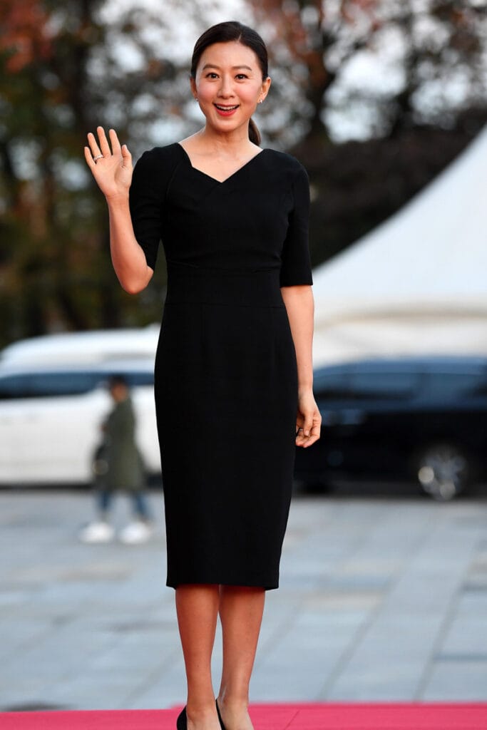 Kim Hee-Ae's Outfit at Korean Popular Culture and Arts Awards 2020 on October 28, 2020