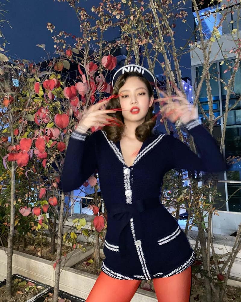 Blackpink Jennie's Outfit on Instagram on November 1, 2020