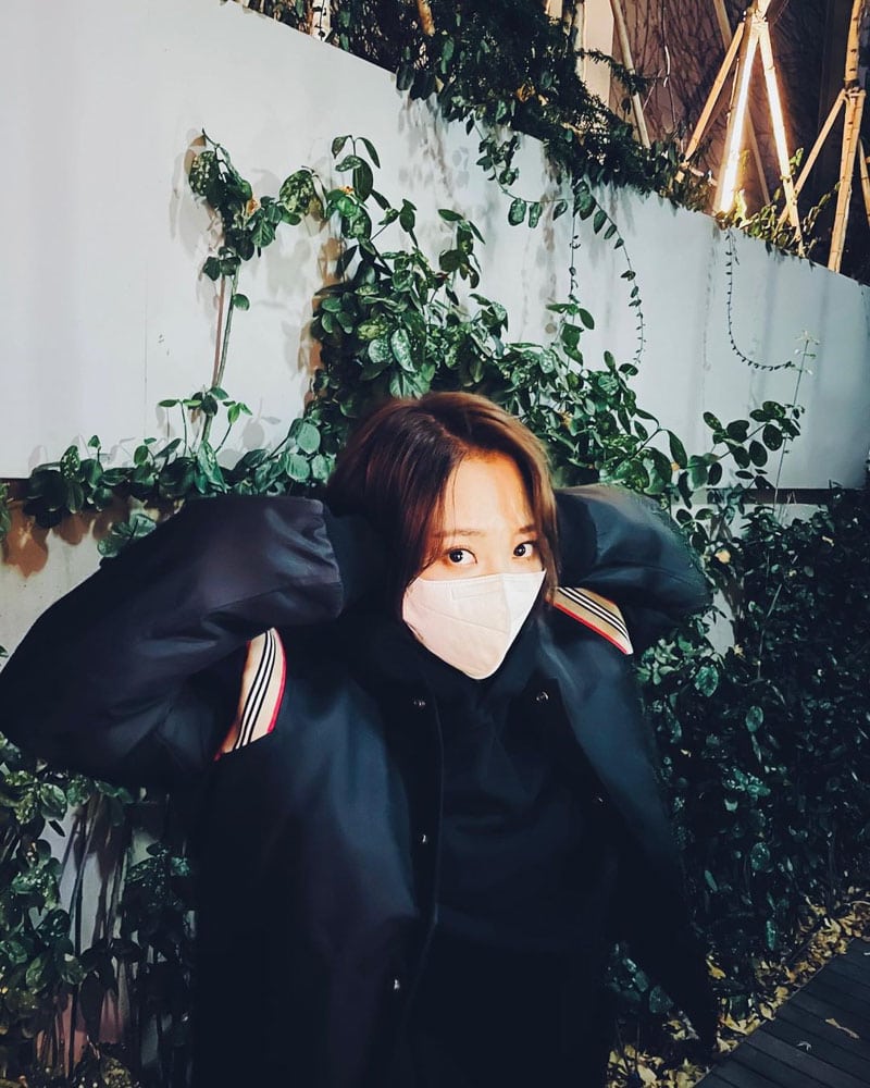 MAMAMOO Moonbyul's Outfit on Instagram on December 15, 2020