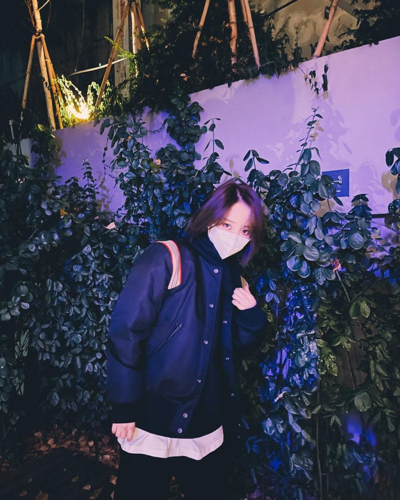 MAMAMOO Moonbyul's Outfit on Instagram on December 15, 2020