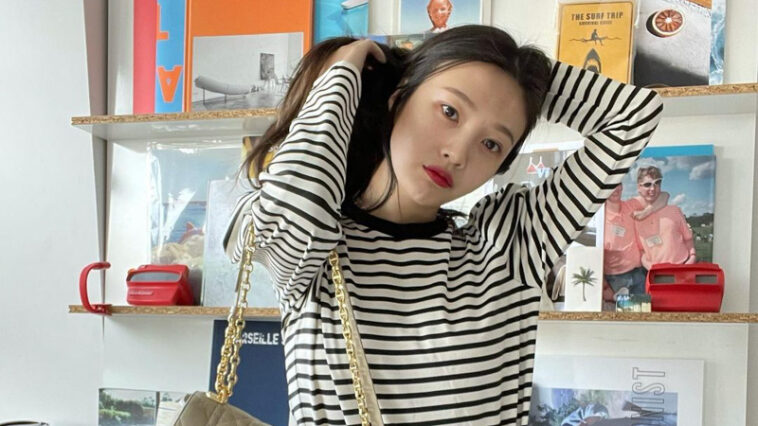 Red Velvet Joy's Outfit on Instagram on January 20, 2021