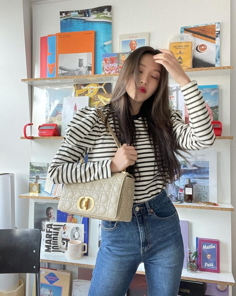 Red Velvet Joy's Outfit on Instagram on January 20, 2021