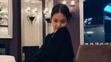 BLACKPINK Jennie's Outfit on Instagram on February 14, 2021