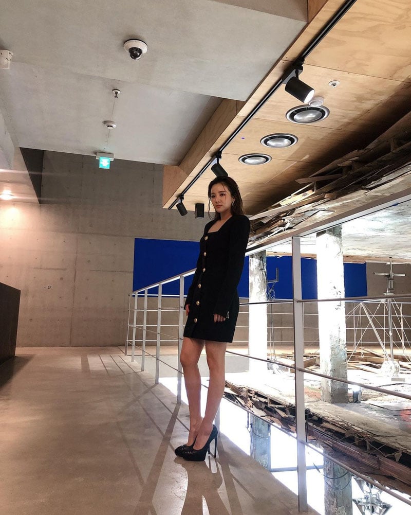 Sandara Park's Outfit on Instagram on February 19, 2021